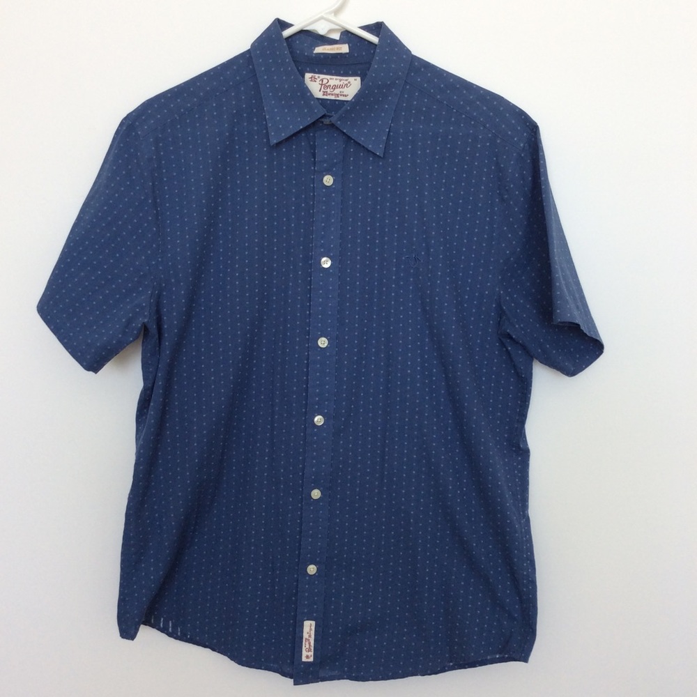 Original Penguin shortsleeved button down size M